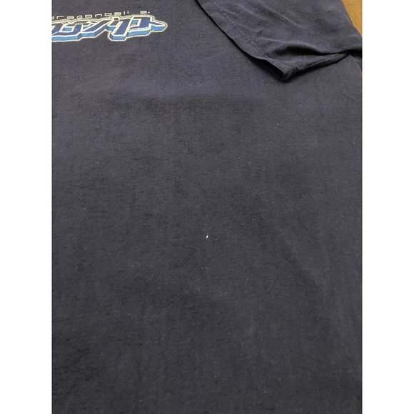 Vintage RARE 2002 Dragon Ball Z Gotenks Navy blue Graphic T-Shirt 2XL - Picture 12 of 16